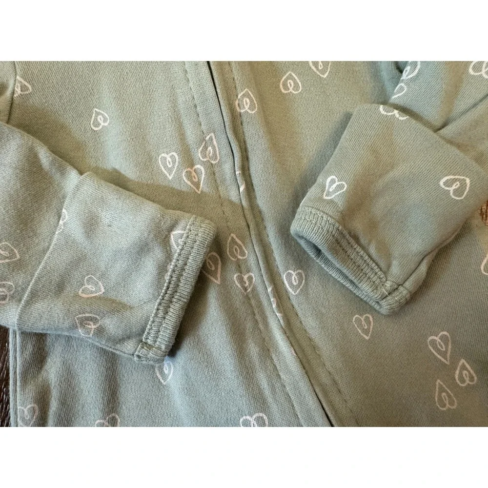 Carters Baby Girl Preemie Sleeper Outfit Heart Bumble Bee Clothes 2 Way Zipper‎